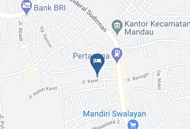 Bengkalis Regency - Duri Executive Hotel Maps
