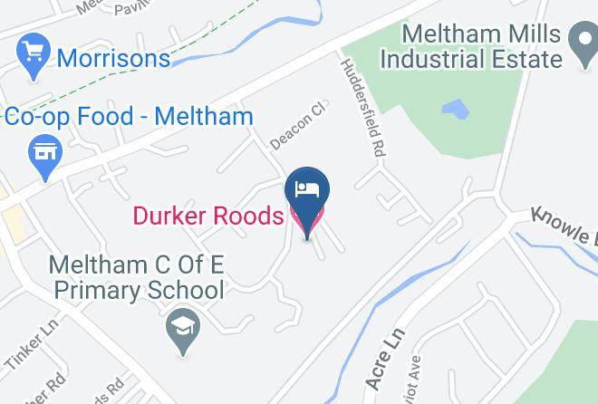 Kirklees - Durker Roods Hotel Maps