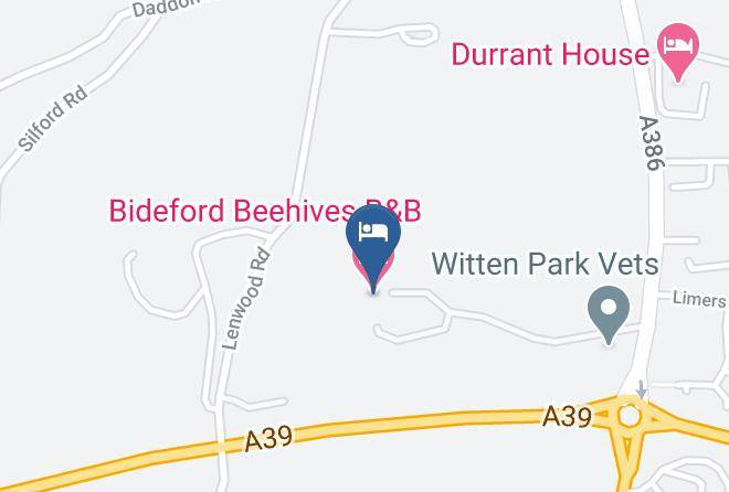 Devon - Bideford Beehives B&b Maps