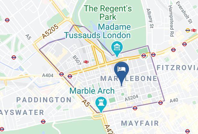London - Durrants Hotel Maps