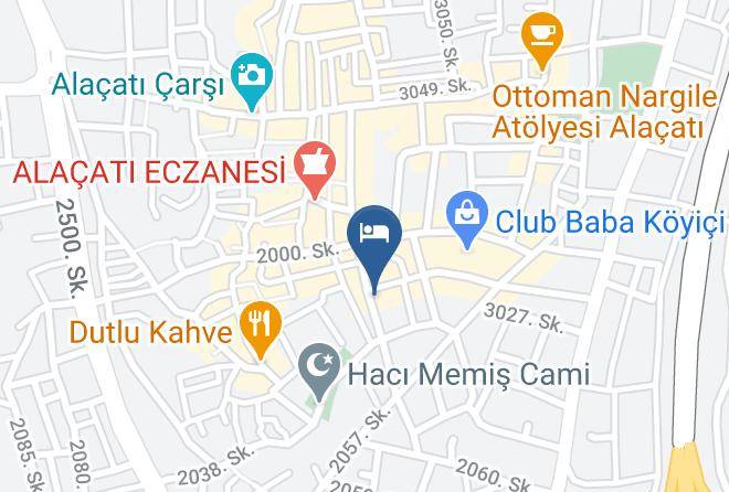Cesme - Duru Butik Otel Alacati Maps
