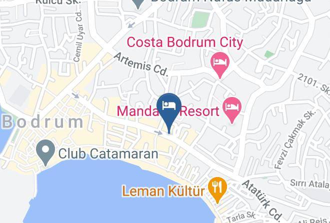 Bodrum - Duru Butik Otel Maps