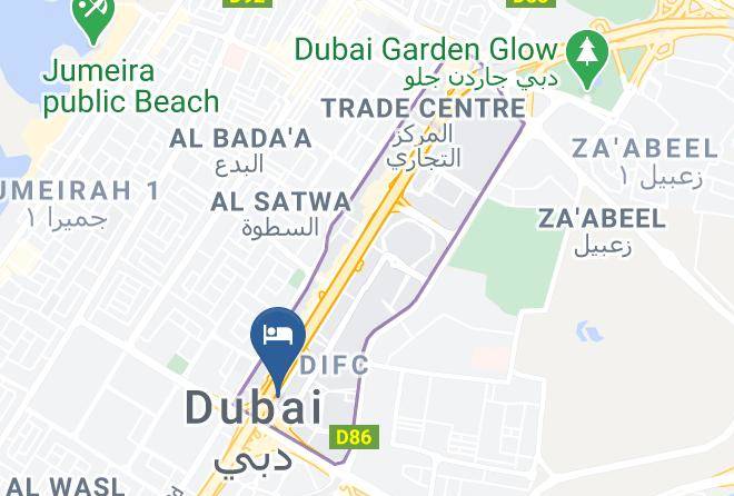 Dubai - Dusit Thani Dubai Maps