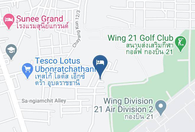 Amphoe Mueang Ubon Ratchathani - Dusita Park View Hotel Maps