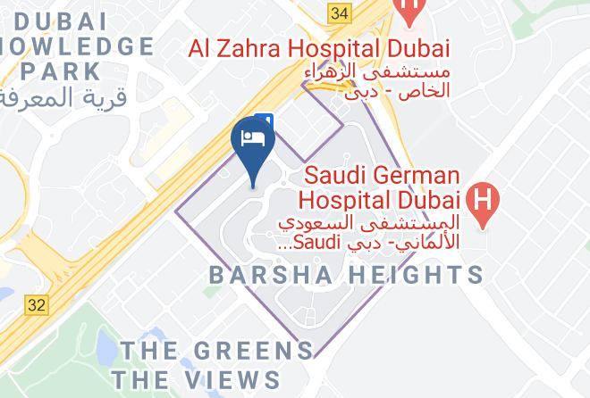 Dubai - Dusitd2 Kenz Hotel Maps