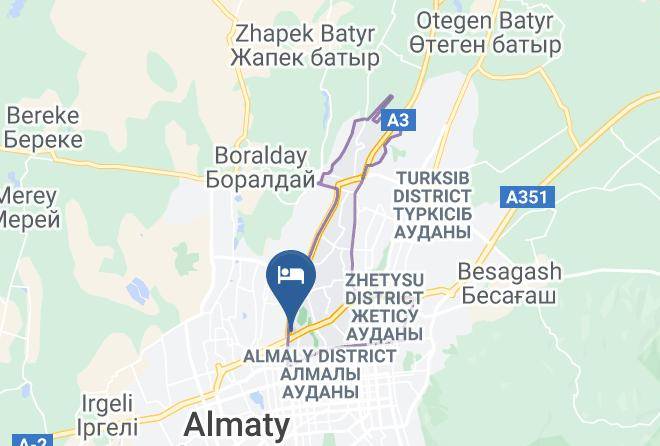 Almaty City - Dusk Dawn Hotel Maps