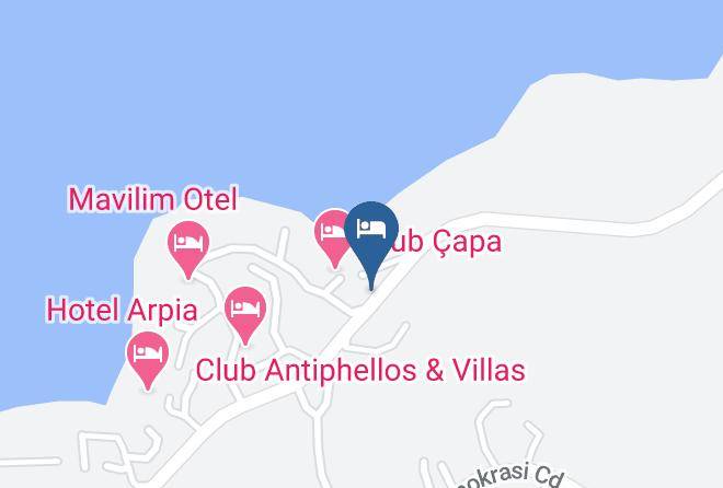 Kas - Dusler Evim Kas Butik Otel Maps