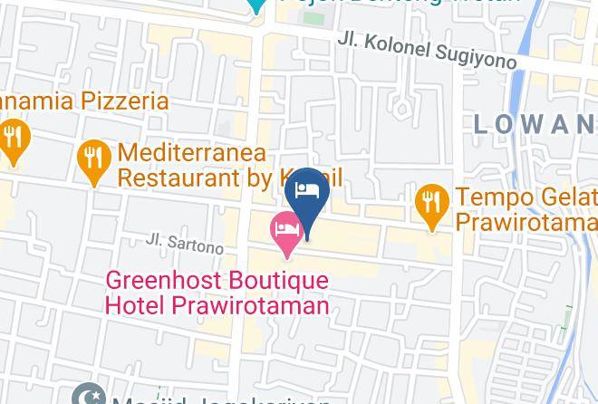 Kota Yogyakarta - Delta Homestay Maps