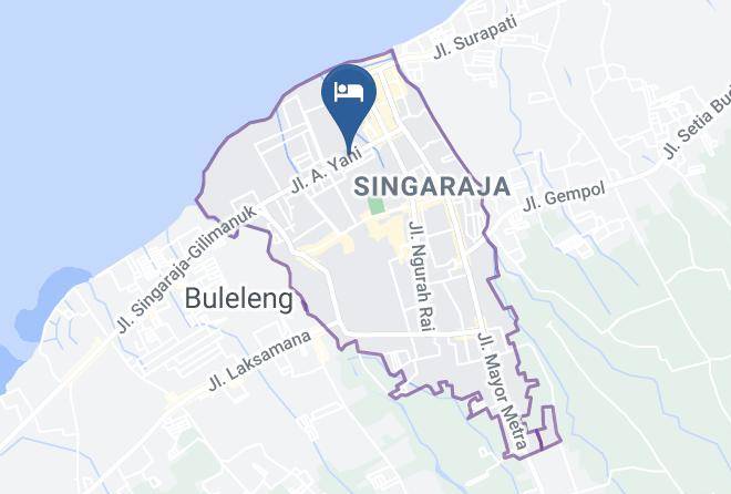 Buleleng Regency - Duta Karya Hotel Maps