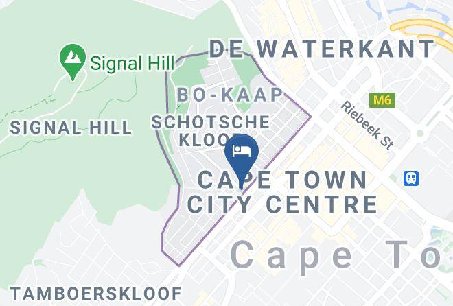 City Of Cape Town - Dutch Manor Antique Hotel Maps