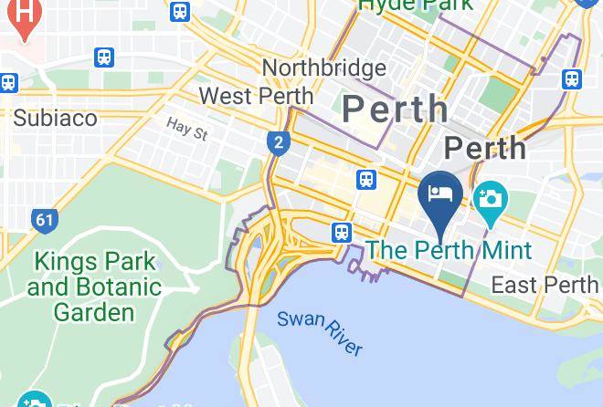 Duxton Hotel Perth Map