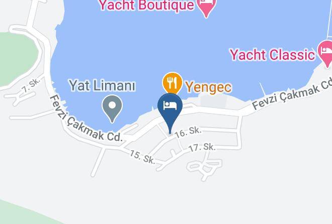 Fethiye - Duygu Pension Maps