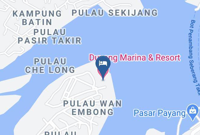 Kuala Terengganu - Duyong Marina & Resort Maps