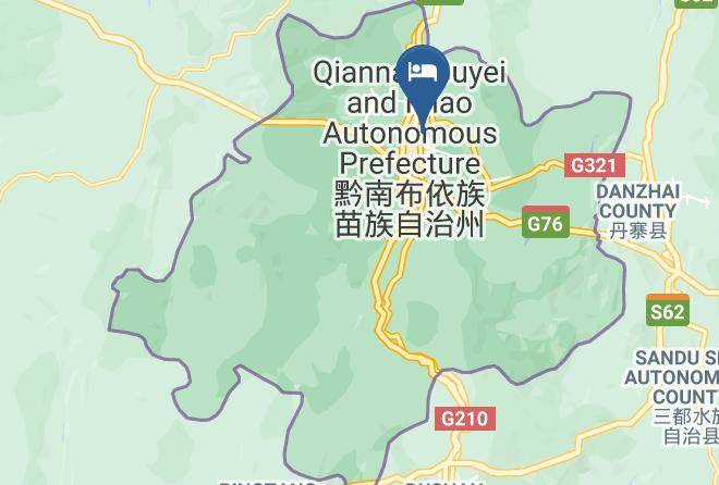 Qiannan Aut Prefecture - Duyun Haiyuan Theme Hotel Maps