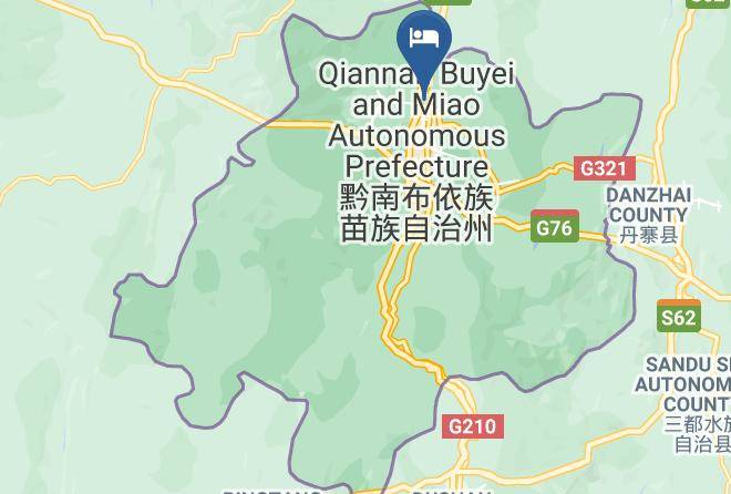 Qiannan Aut Prefecture - Duyunju Memory Hotel Maps