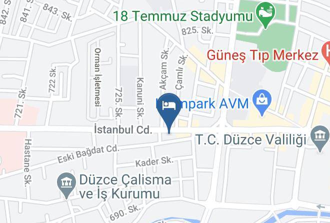 Duzce Kiremitocagi - Anil Otel Maps