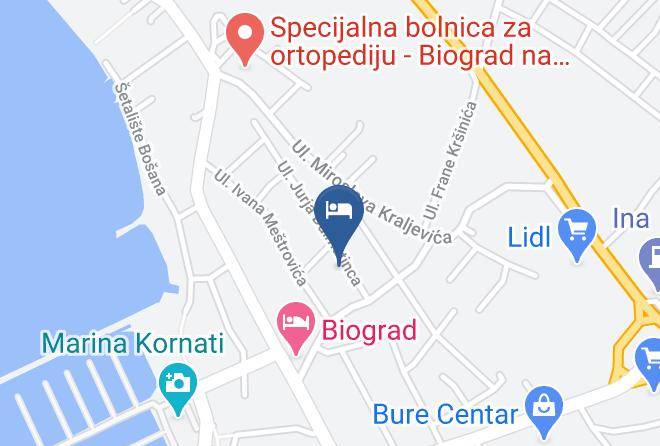 Biograd Na Moru - Dva Dukata Maps