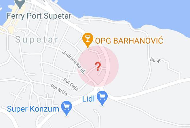 Supetar - Dvori Jaksic Maps