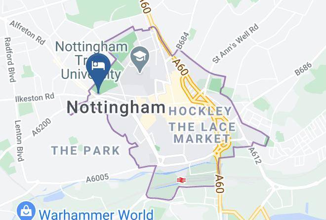 Nottingham City - Dwell City Living Maps
