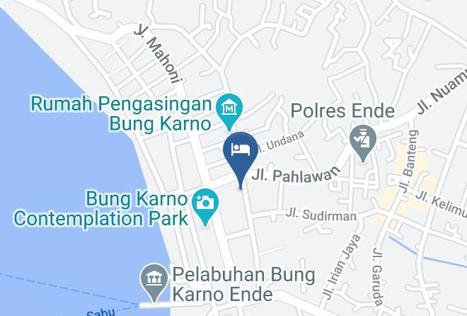Ende Regency - Dwi Putra Hotel Ende Maps