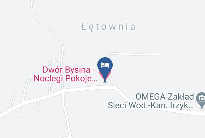 Myslenicki - Dwor Bysina Noclegi Pokoje Myslenice Krakow Maps