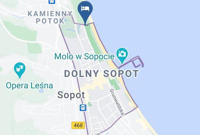 Sopot - Dworek Admiral Maps