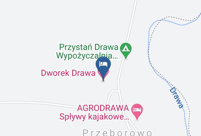 Strzelecko Drezdenecki - Dworek Drawa Maps