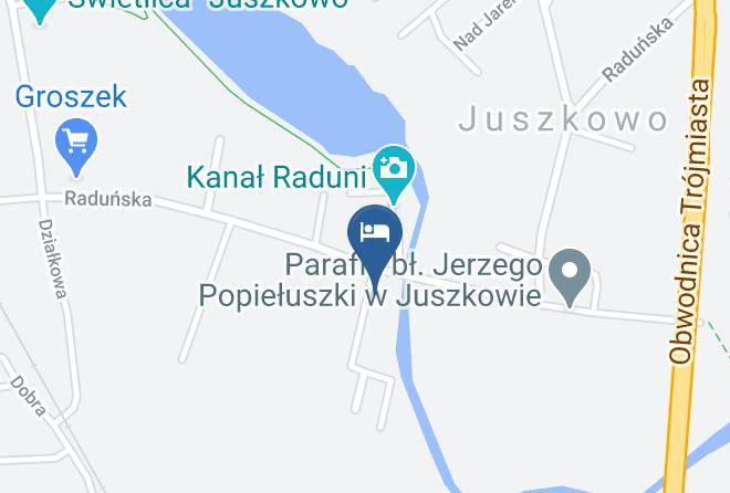 Dworek Nad Radunia Map