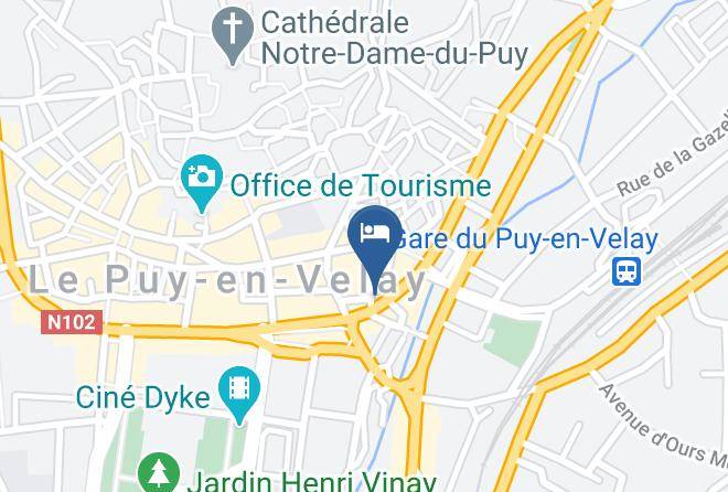 Haute Loire - Dyke Hotel Maps