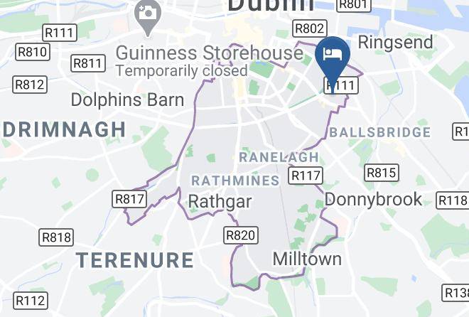 Dublin City - Dylan Hotel Dublin Maps
