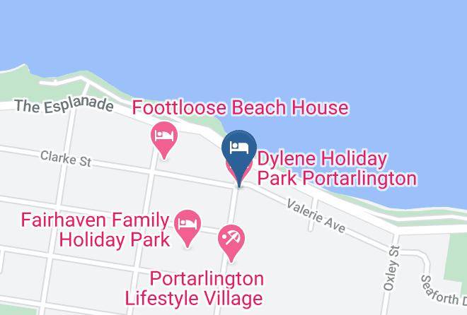 Greater Geelong - Dylene Holiday Park Portarlington Maps