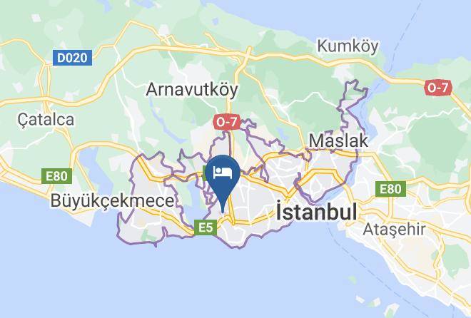 Kucukcekmece - Dymar Hotel Maps
