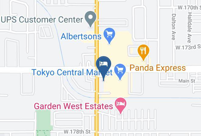 Los Angeles - Dynasty Inn Gardena Maps