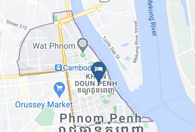 Doun Penh - Dynsey Boutique Hotel Maps