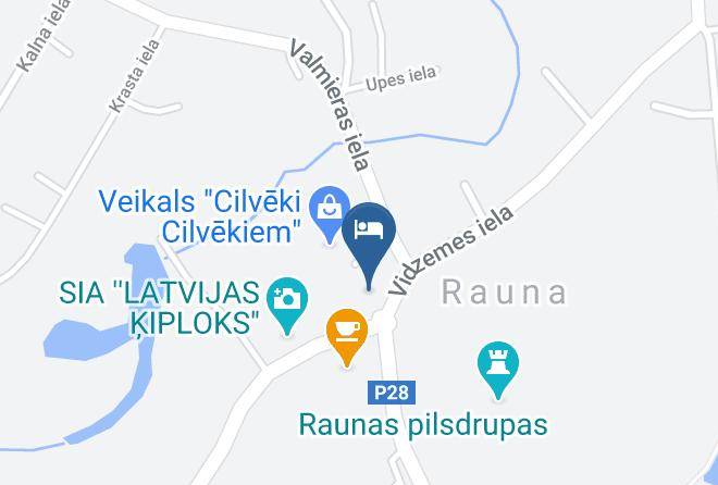 Rauna Parish - Dzivoklis Rauna Maps