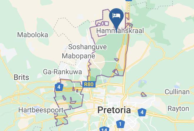 City Of Tshwane - Dzta Private Game Lodge Maps