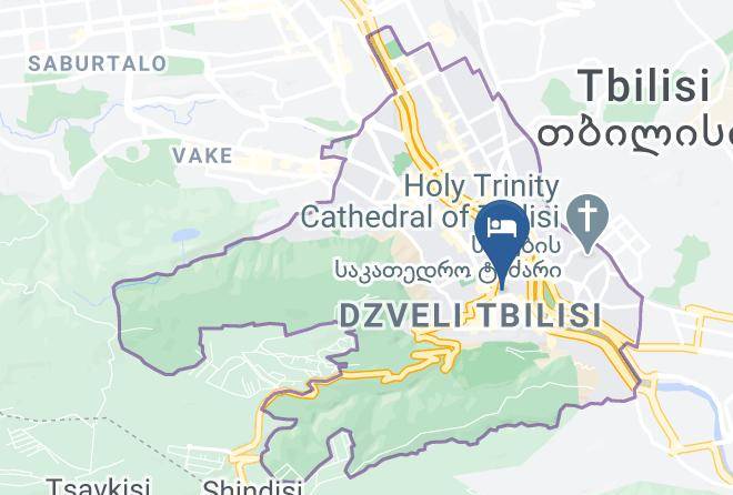 Tbilisi - Dzveli Ubani Hotel Maps