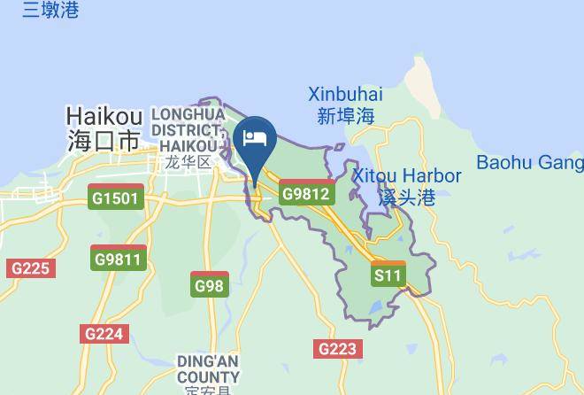 Haikou - Eadry Royal Garden Hotel Maps