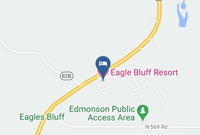 Eagle Bluff Resort Map