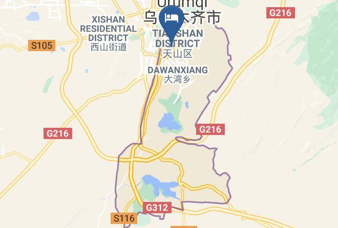Urumqi - Eagle Hotel Maps