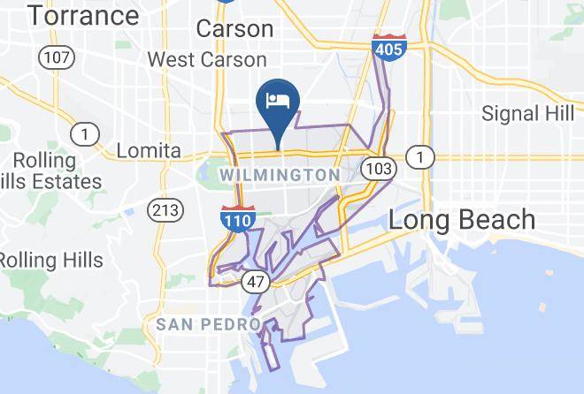 Los Angeles - Eagle Inn Motel Maps