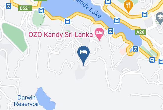 Kandy - Eagle's Residence Maps