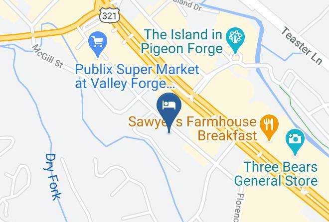 Sevier - Eagles Ridge Resort Pigeon Forge Cabins Maps