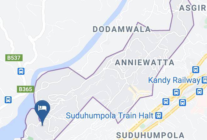 Kandy - Earl's Regent Hotel Maps