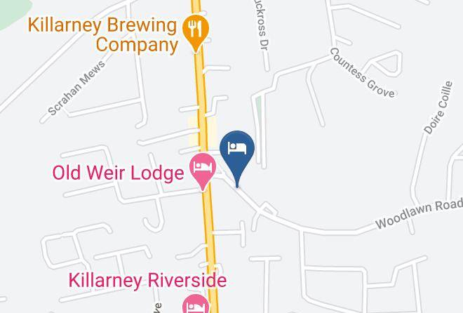 Earls Court House Hotel Map