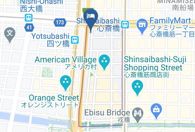 Osaka City Chuo Ward - Earthmans Amemura Maps