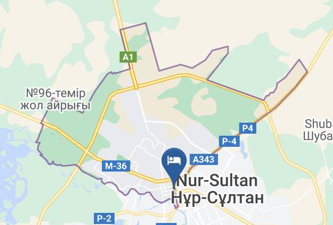 Nur Sultan - East Astana Hotel Maps