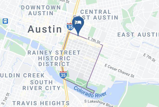 Travis - East Austin Hotel Maps