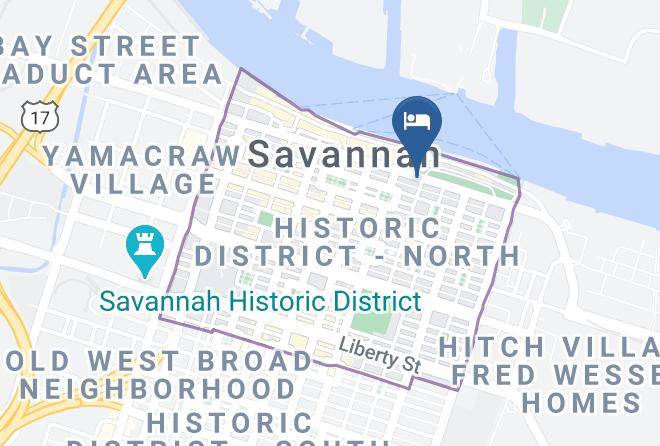 Chatham - East Bay Inn Historic Inns Of Savannah Maps