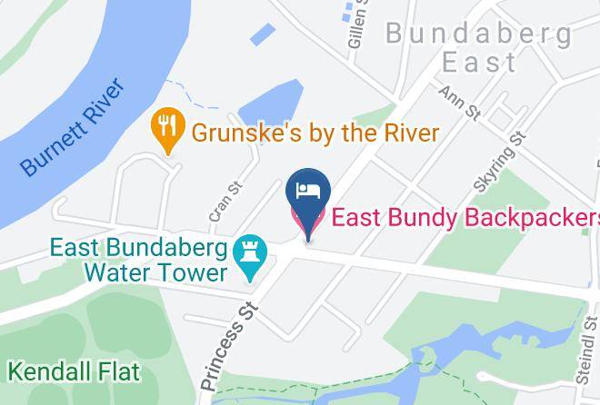 Bundaberg - East Bundy Backpackers Maps